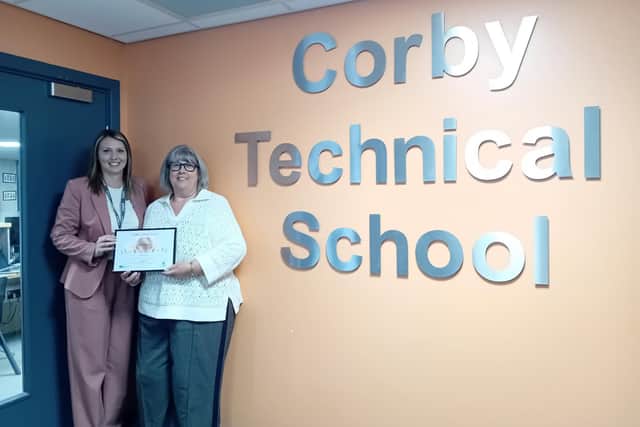 Corby Technical School celebrates Healthy Schools Bronze Award