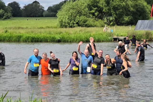 Beanfield colleagues during the Wolf Run.