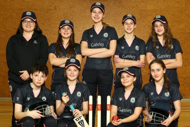 Christ's College girls cricket team wearing Maiden kit