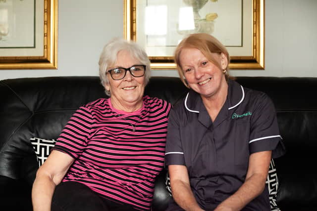 Homelium carer and client