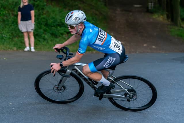 Lukas Humplik approaching the last lap