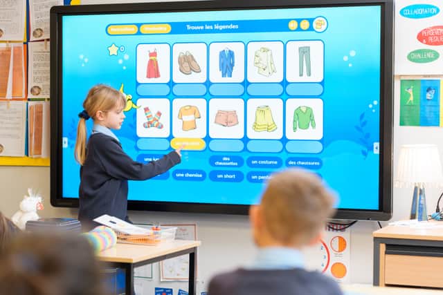A French lesson at Beachborough Prep School