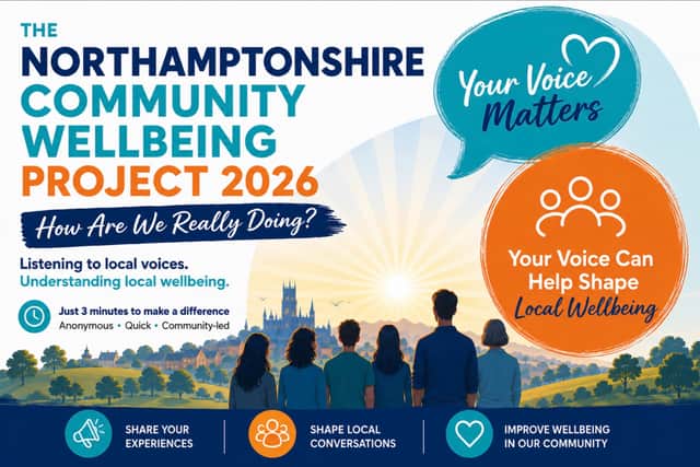 Frances B. Lafferty, Northamptonshire hypnotherapist and workplace wellbeing specialist, who created the Northamptonshire Community Wellbeing Project 2026 to listen to local voices and understand the wellbeing challenges facing the community.