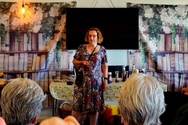 A wonderful moment as local bestselling author Sue Moorcroft captivated us with stories behind her latest book Secrets of the Italian Guesthouse. An inspiring and truly special part of our Summer BBQ event!