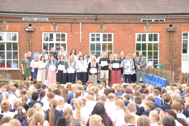 Celebrating dedication and service at Raunds Park and St Peter's schools.