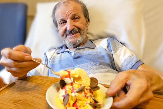 Residents at Elm Bank Care Home enjoy celebrating National Ice Cream Day.
