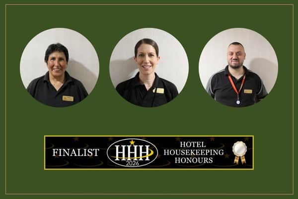 Whittlebury Park housekeeping finalists Brigitte, Karen and Cristian.