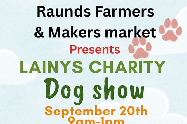 Charity dog show, September 20th.
