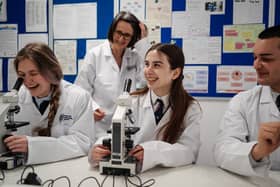Students from Bosworth Independent School 
