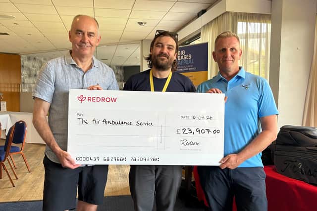 Redrow Homes cheque