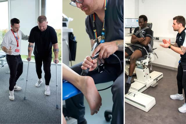 UON Physiotherapy, Podiatry and Sports Rehabilitation and Conditioning teams in action.