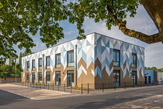 The completed project at Sherbourne Fields School