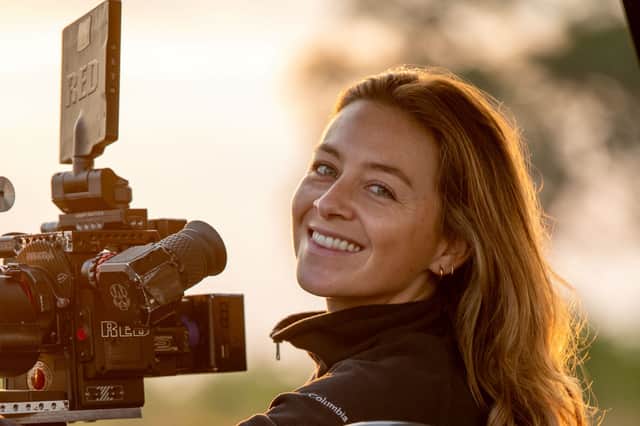 Wildlife camera operator and presenter Anna Dimitriadis