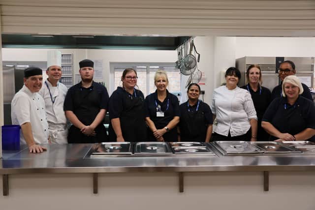 Beachborough Prep School's catering team