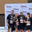 From left to right: Luke, Julie-ann, Finley, Michelle, Greg and Iannick