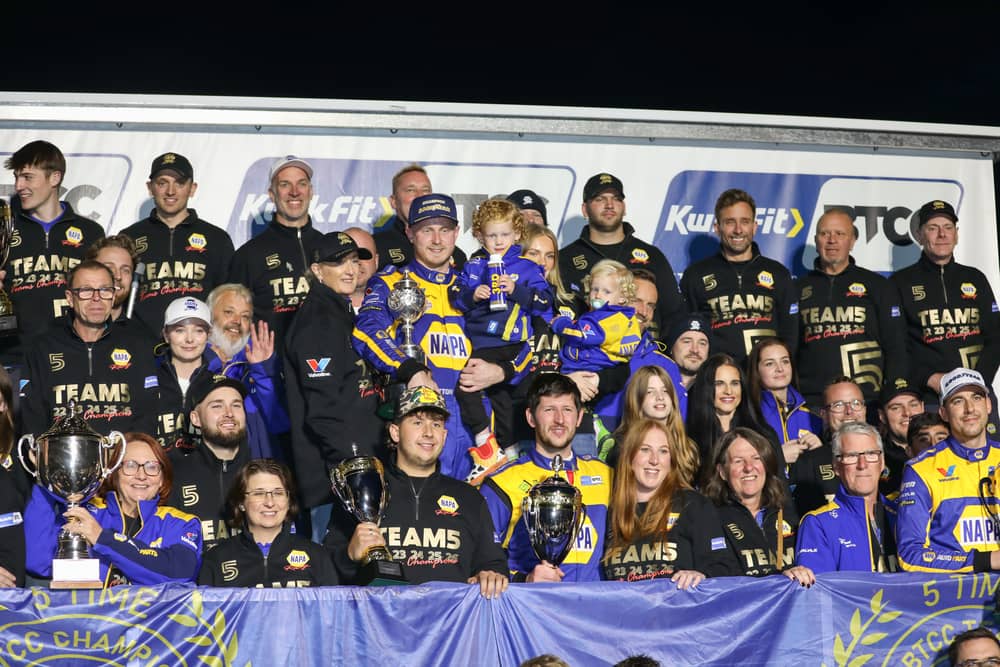 2026 Kwik Fit British Touring Car Championship Teams’ Champions: NAPA Racing UK.