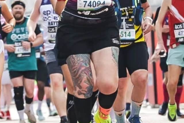 Sam ran the London marathon in 2026