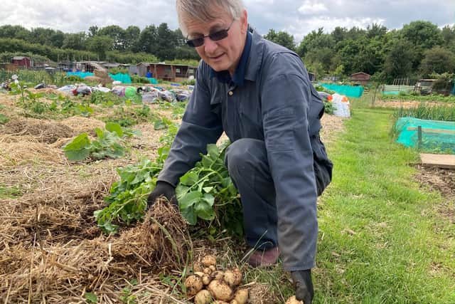 Russell Attwood, a Kettering allotmenteer and East Midlands deputy regional representative for NAS