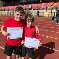 Year 6 pupils go for gold at Brooke Weston Trust Olympics