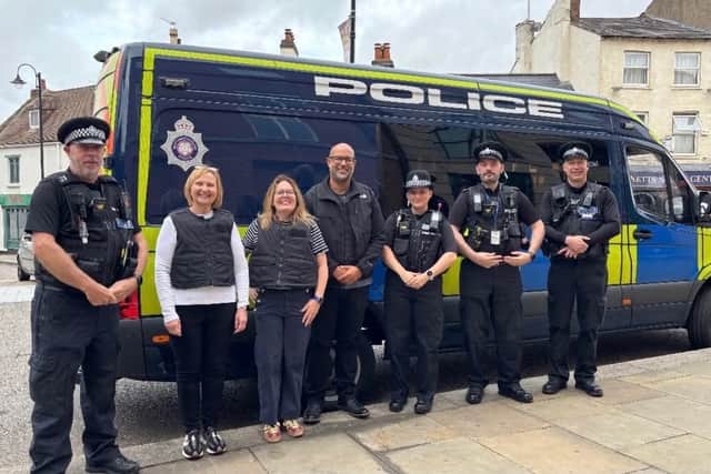 Cheryl Smith of SERVE second from left at the Employer Supported Policing Day