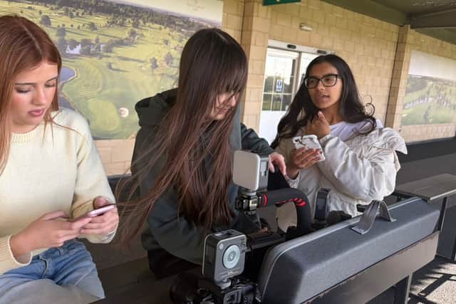 Northampton College students at Whittlebury Park