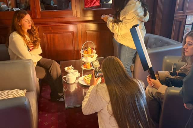 Northampton College students at Whittlebury Park