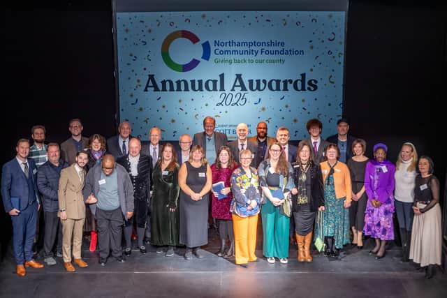 Photo from Northamptonshire Community Foundation's Annual Awards 2025.