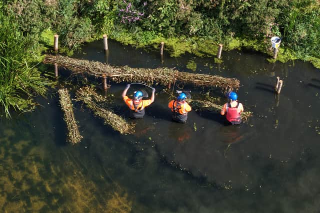 Vegetation management firm VMS Ltd has completed the installation of 18 purpose-built brushwood refuges, providing a sheltered habitat for fish while supporting aquatic biodiversity