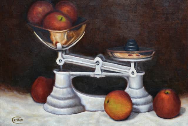 Balancing Act - Oil Painting by Cordell Garfield