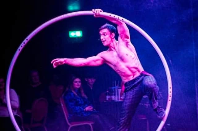 Benjamin Levi on The Cyr Wheel
