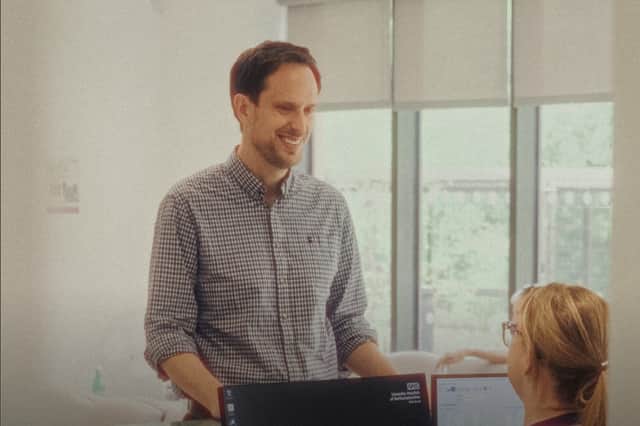 Respiratory Consultant, Tom Ward, in the campaign.