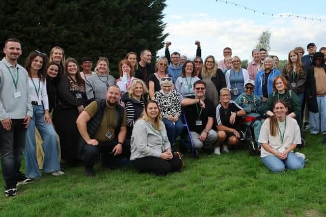 Photo 1 – Main Photo: RJ Community CIC team/community representatives
RJ Community CIC representatives involved in developing services and activities with the Deaf community across Northamptonshire.
Permission for publication confirmed.