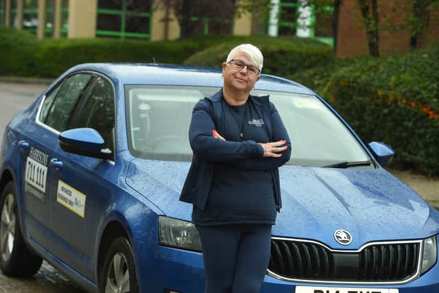 Ria doesn’t just drive around her community. She is part of it.