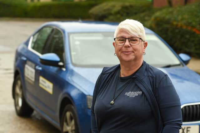 Ria doesn’t just drive around her community. She is part of it