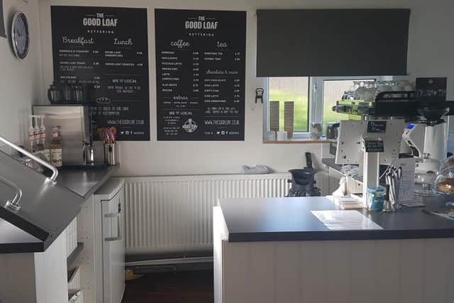 The cafe offers a range of tea, coffee and homemade baked goods