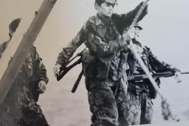 Mark was in the army until 1986.