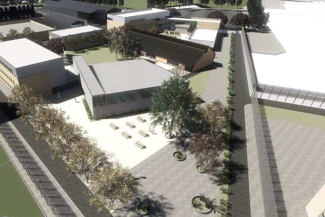 An artist's impression of the new prison.