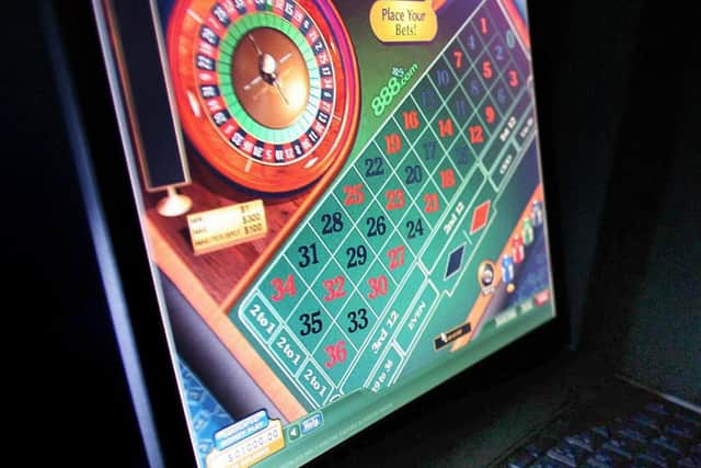 Online gambling file pic