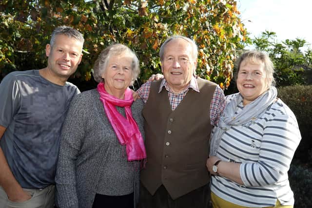 John and Angela with their children Tim and Sarah. Pictures by Alison Bagley.