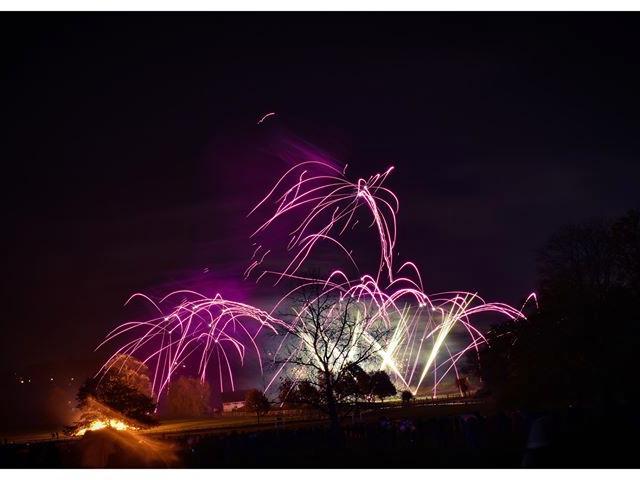 Bad weather with strong winds forced lots of bonfire nights to close, but the weather was perfect in Kettering for a brilliant fireworks display