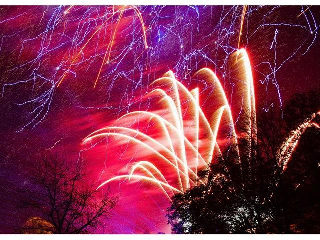 The fireworks were huge! The evening certainly went off with a bang!