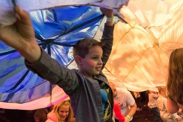 There will be giant parachutes, glitter cannon and 90s DJs