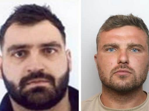 (Left) Simon Bailey and (right) Lewis Hartgrove.