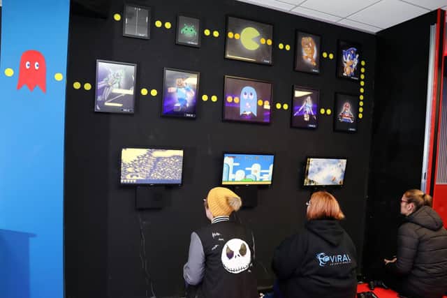 There is a retro games console area where guests can play their favouite old school titles