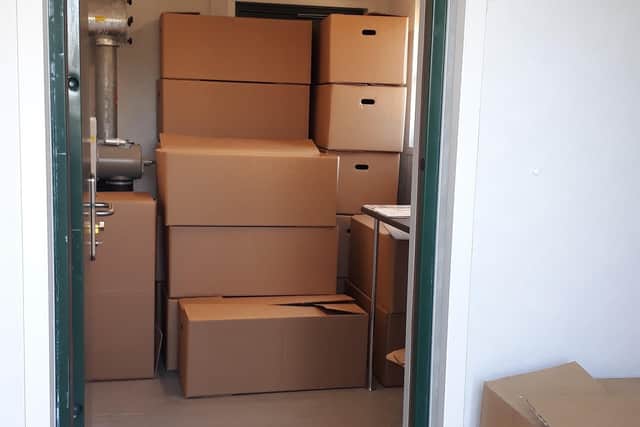 The mobile rooms can be also be used for storage