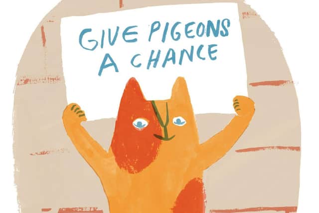 Keith is named after a cat Katie met regularly and based on her parents' ginger tom