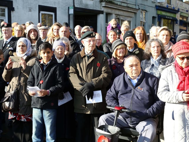 People from all backgrounds, of all ages and many faiths joined in the service