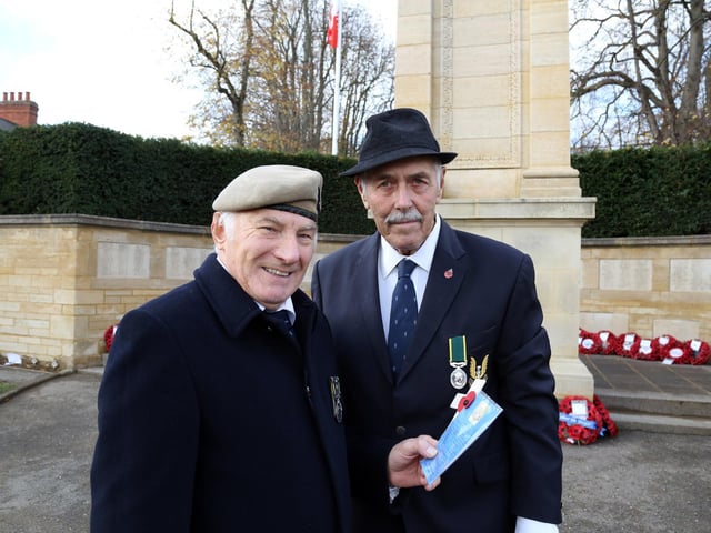 SAS men Pete Ford, 72, and Freddie Harris, 74
