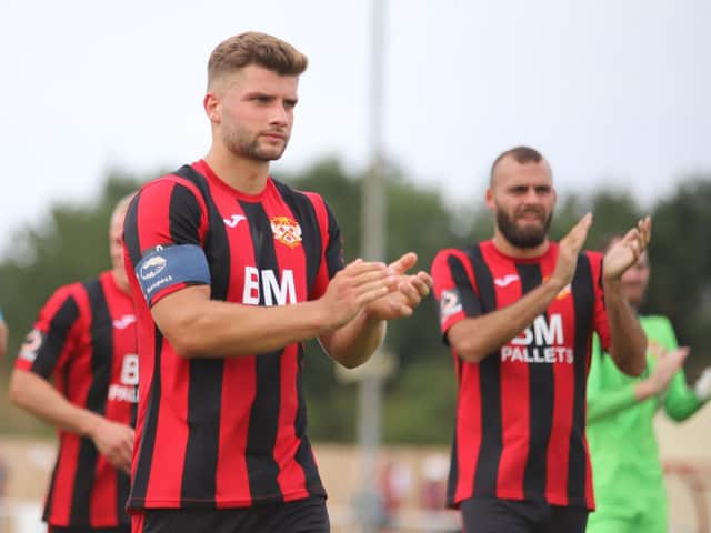 Michael Richens has returned to Kettering Town after a loan spell at Nuneaton Borough. Picture by Peter Short