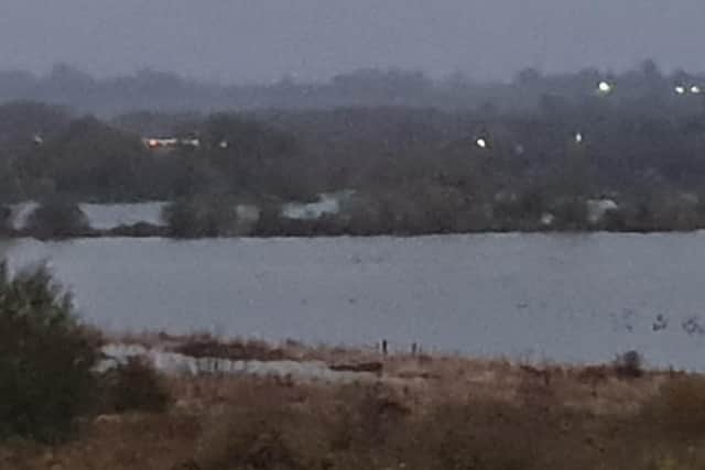 Nichola's view of the Nene Valley flood